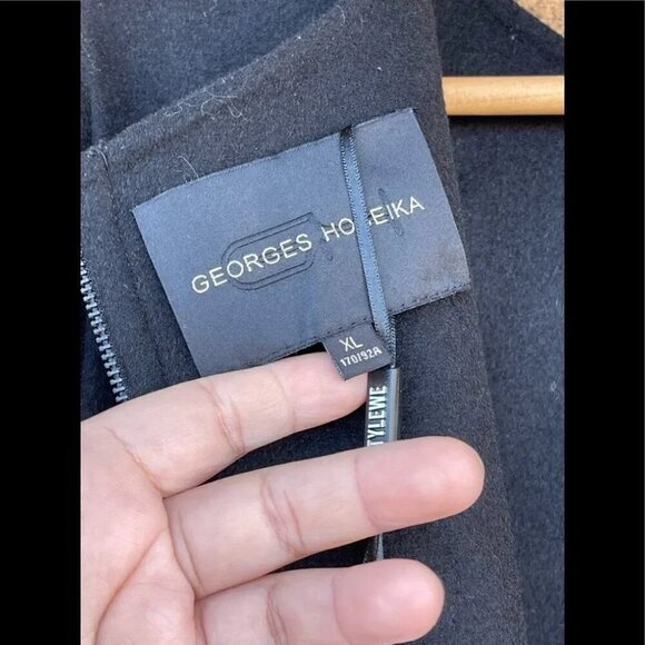 GEORGES HOBEIKA WOOL DRESS XL - Picture 7 of 10